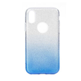 iPhone 11 csillogó, kék, szilikon, női tok