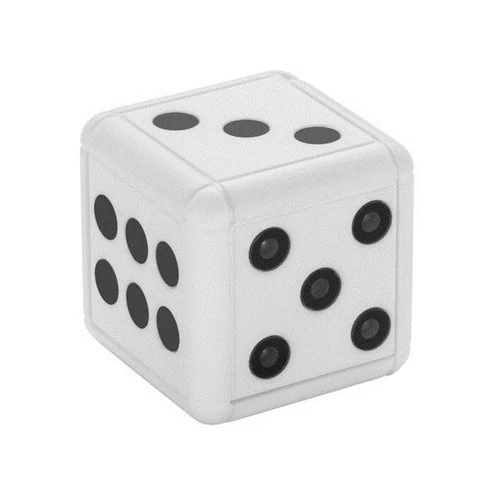 Mini HD spy kamera, dobókocka forma, 1080P felbontás, SQ16, fehér