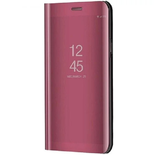 Huawei P20 Pro, Oldalra nyíló tok, hívás mutatóval, Smart View Cover, vörösarany (utángyártott)