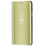 Kép 1/4 - Apple iPhone 11 Pro Max, Oldalra nyíló tok, hívás mutatóval, Smart View Cover, arany (utángyártott)