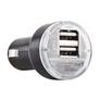 Kép 6/6 - Autós töltő konverter, USB, (Samsung, HTC, Nokia, LG, ZTE, Motorola) fekete, 2.1A / 1A
