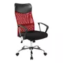 Kép 1/2 - Ergonomikus irodai szék magasított háttámlával - piros