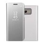 Kép 1/4 - Samsung Galaxy A20e SM-A202F, Oldalra nyíló tok, hívás mutatóval, Smart View Cover, ezüst (utángyártott)