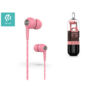 Kép 2/3 - Devia univerzális sztereó felvevős fülhallgató - 3,5 mm jack - Devia Kintone V2 In-Ear Wired Earphones - pink