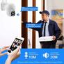 Kép 3/9 - 4DB Onvif Wifis Távolról Vezérelhető Vízálló Kamera P20