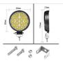 Kép 6/7 - 42 W-os LED-es Munkalámpa Kerek