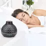 Kép 3/6 - hera-fa-hatasu-aroma-diffuzor-7-szinu-led-fennyel-sotetbarna