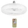 Kép 1/5 - led-mennyezeti-lampa-beepitett-ventilatorral-es-taviranyitoval-36w