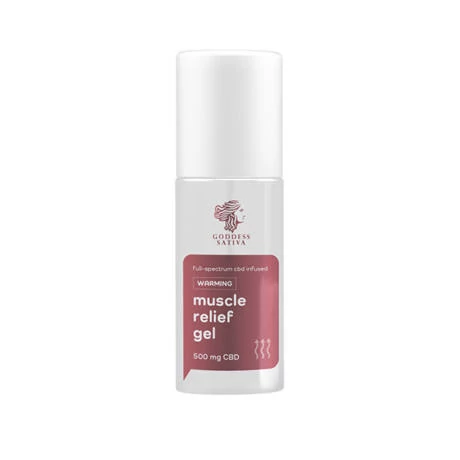 Goddess Sativa Izom Bemelegítő gél 500mg CBD, 100 ml