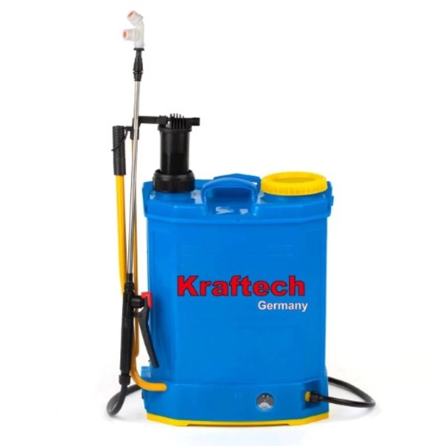 Kraftech 2 in 1 Akkumlátotos Permetező 4db Szórófejjel