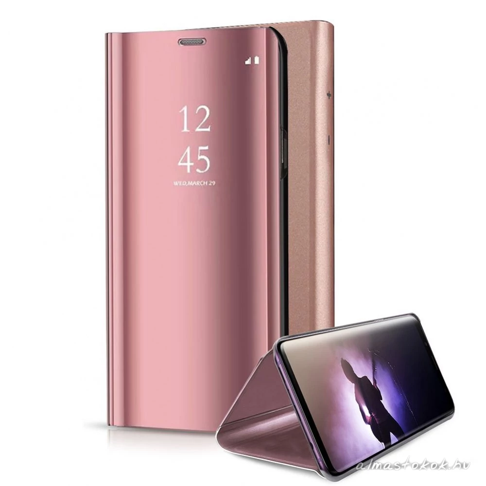 Csillogó-Rosegold Samsung Galaxy S10e okostok