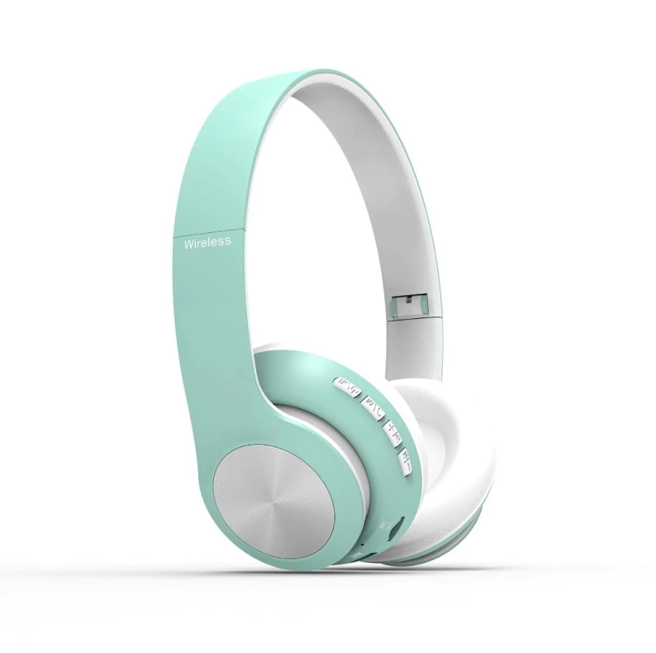 Bluetooth Vezeték Nélküli Fejhallgató Headset BT-66 Zöld