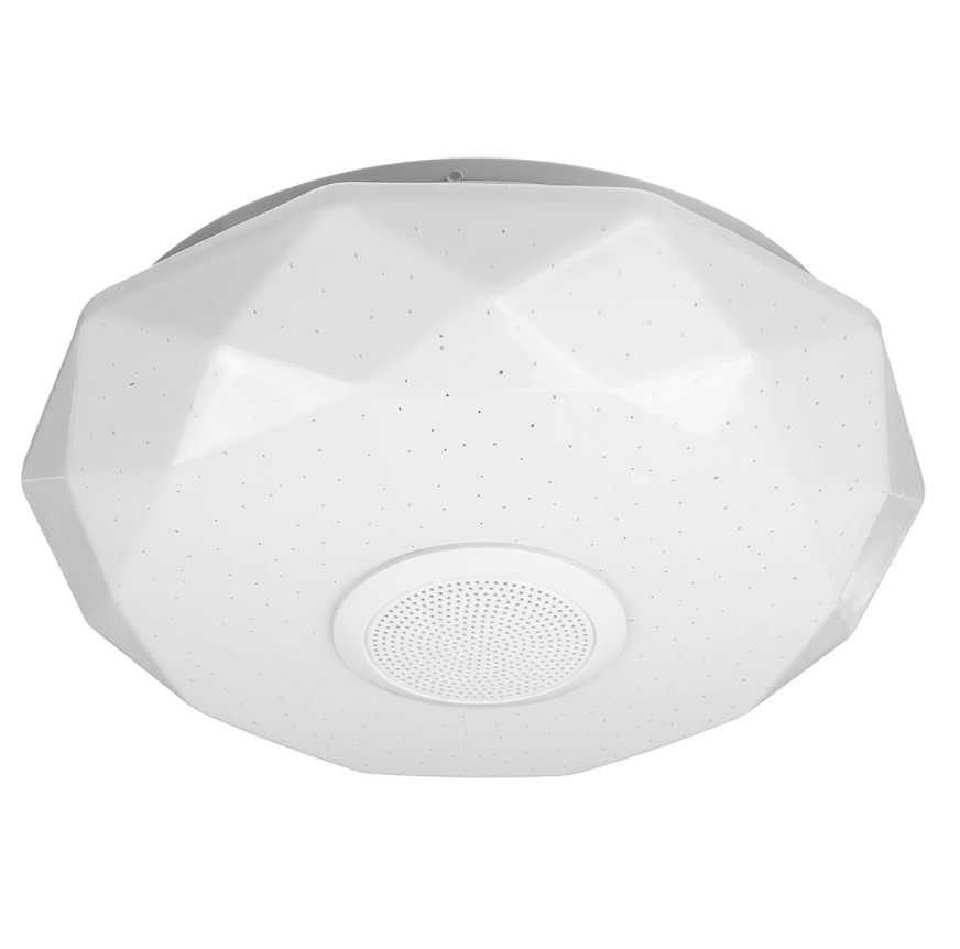 F27 UFO Bluetooth Mennyezeti Lámpa RGB Színes Hangszóróval Távirányítóval