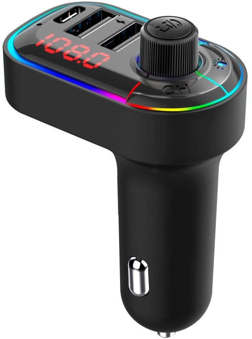 C12 Fm Transmitter 7 Színű Led Fénnyel