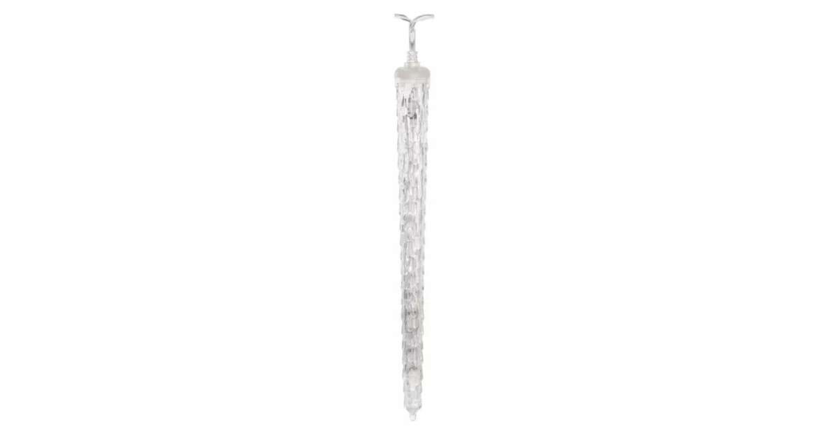 Jégcsap formájú Led-es Karácsonyi fényfüzér (8db 50cm jégcsap) 4.1m Színes