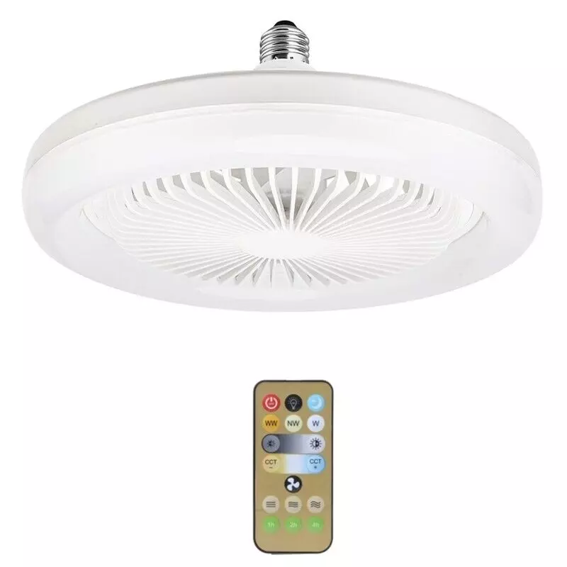 LED Mennyezeti Lámpa Beépített Ventilátorral És Távirányítóval 36W