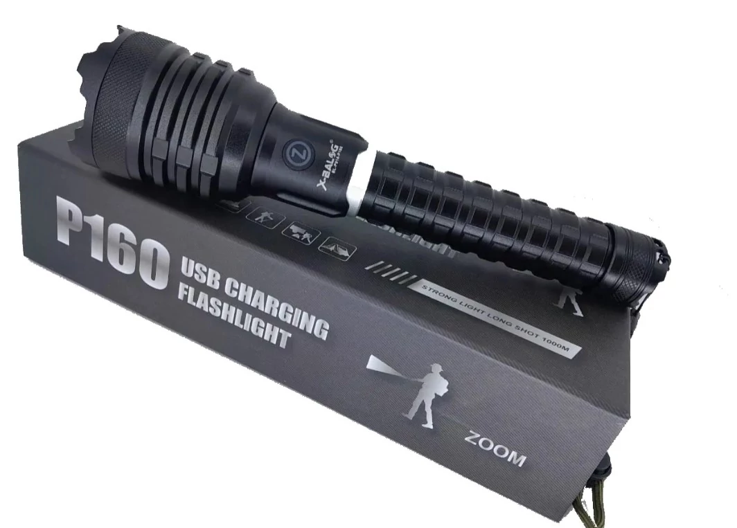 X-BALOG akkumulátoros LED zseblámpa P160 BL-X74-P160