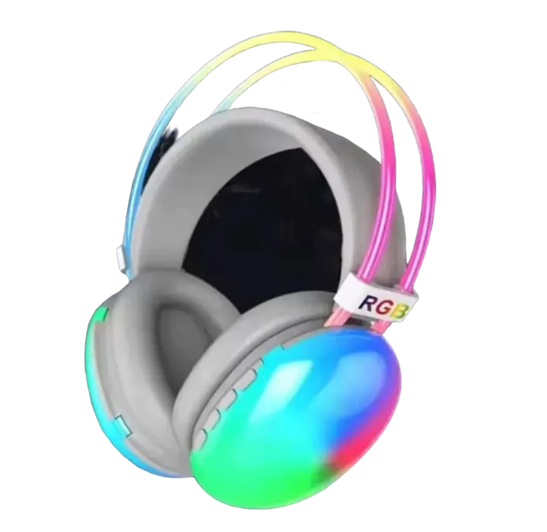 Gamer Fejhallgató Headset RGB Funkció EV980BT Fehér