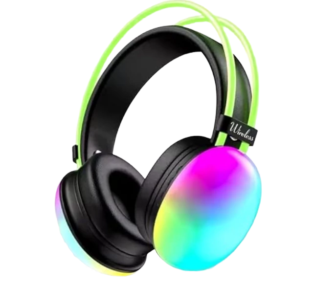 Gamer Fejhallgató Headset RGB Funkció EV980BT Fekete