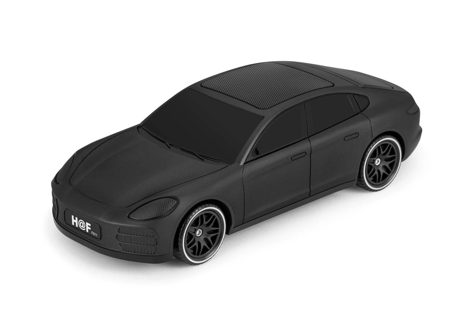 Porsche 911 Formájú Vezeték Nélküli Napelemes Bluetooth Hangszóró HF-F911 Fekete