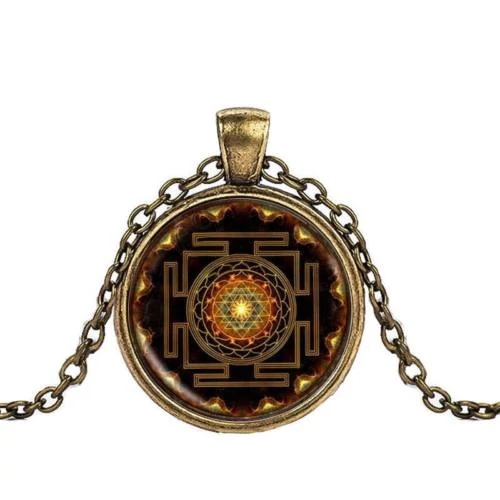 Sri Yantra Medál Nyaklác